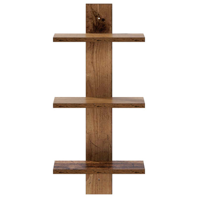 Væghylde Gammelt træ 30 x 13.5 x 64.5 cm Konstrueret træ