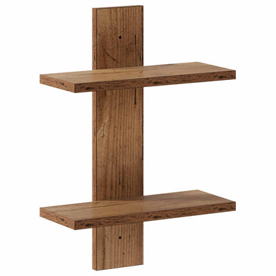 Væghylde Gammelt træ 30 x 13.5 x 43 cm Konstrueret træ
