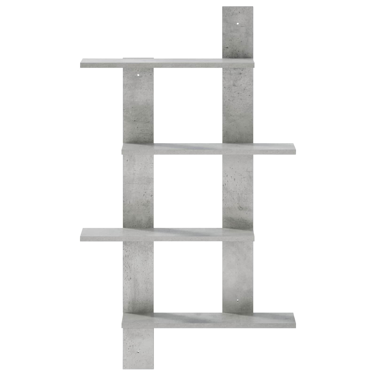 Væghylde Betongrå 61 x 13,5 x 105 cm Konstrueret træ