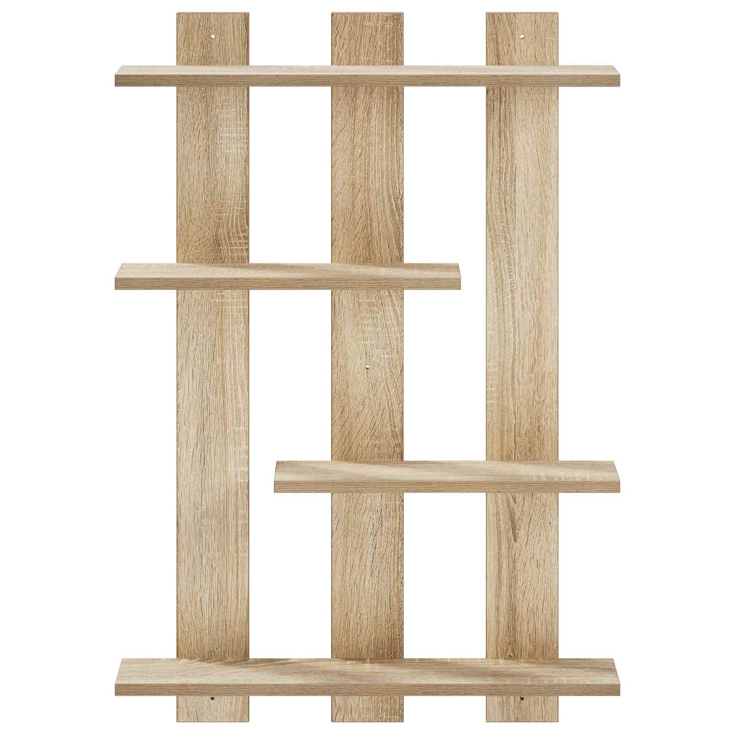 Væghylde Sonoma-eg 61 x 13,5 x 88 cm Konstrueret træ