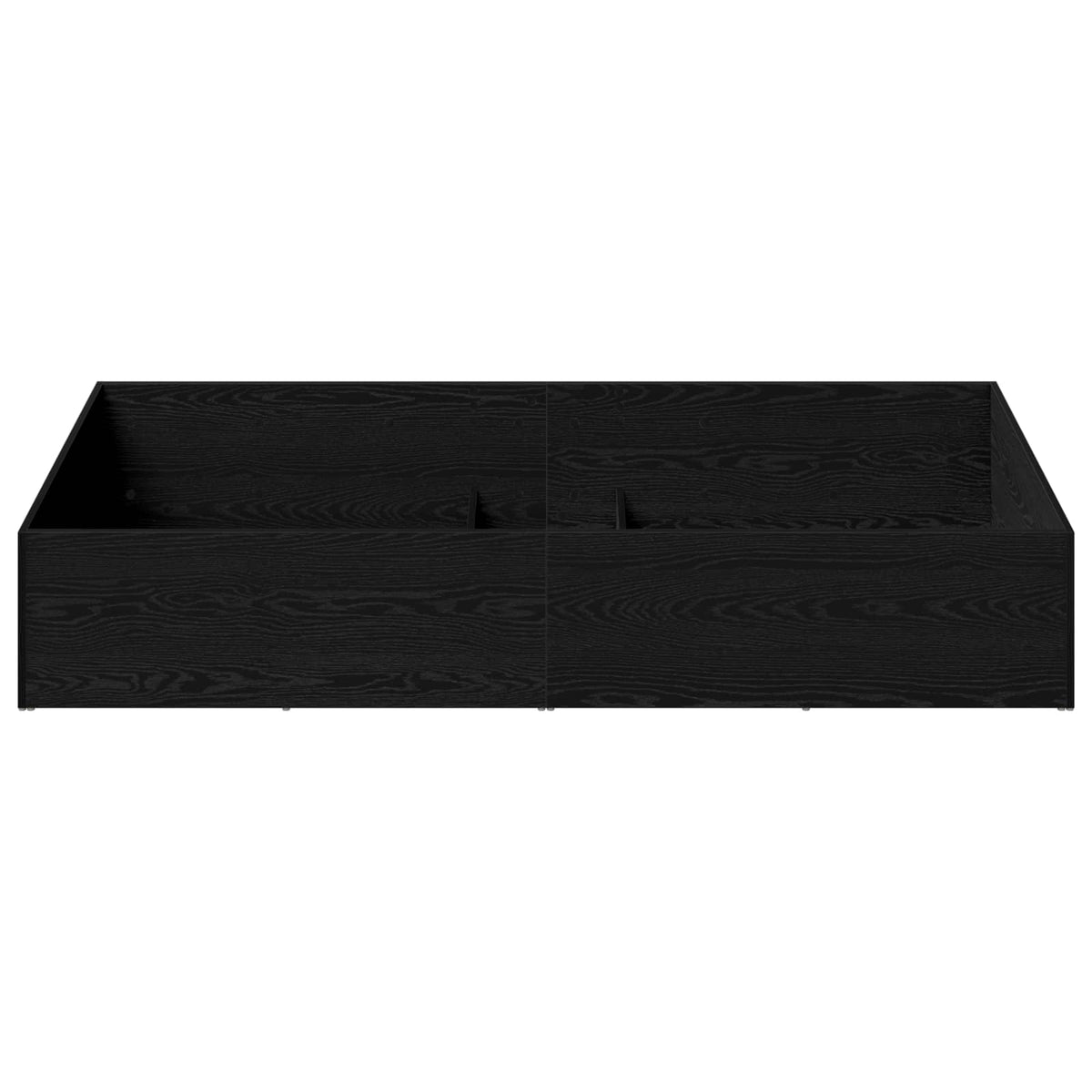 Sengeomkransning til justerbar sengebund Sort eg 70 x 200 cm
