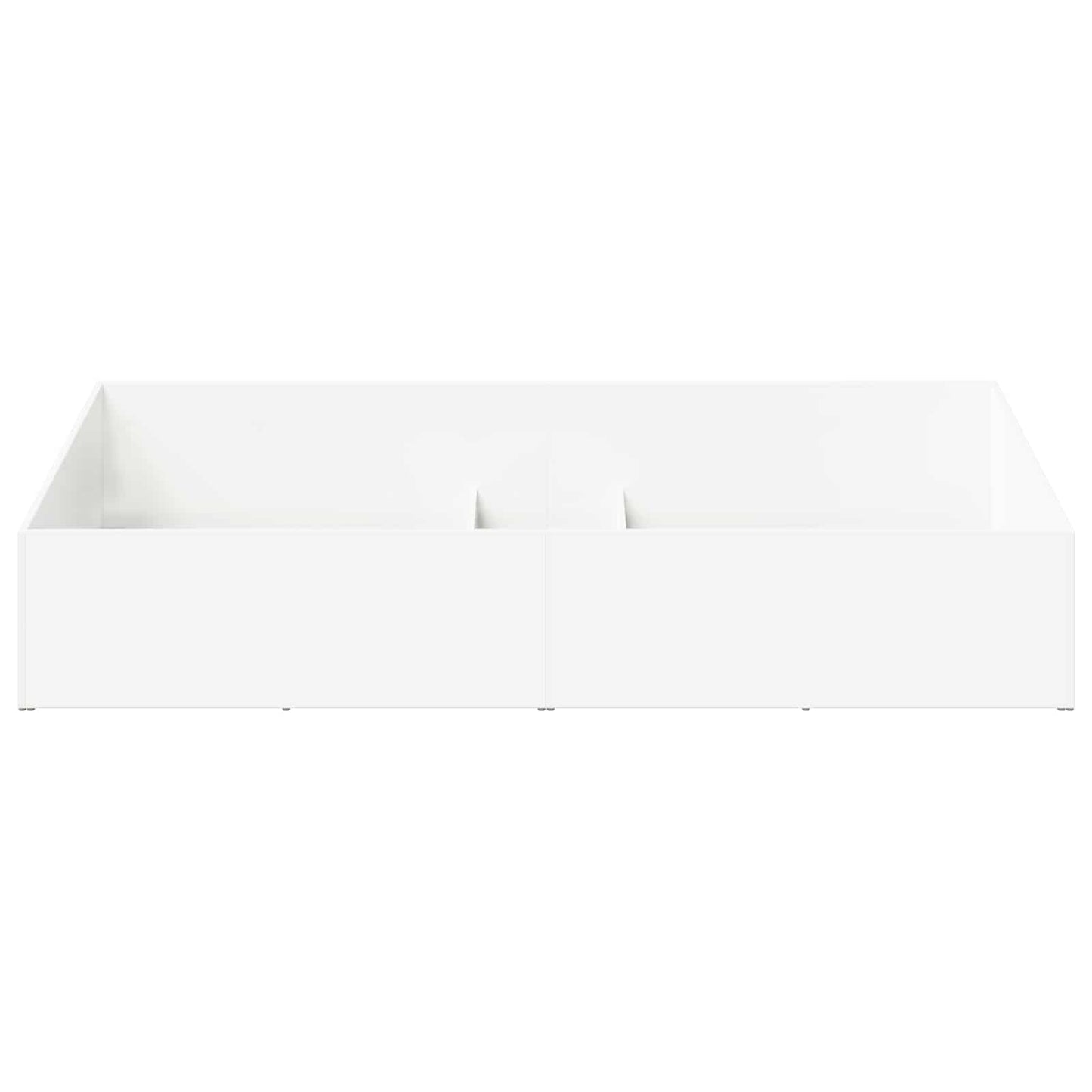 Sengeomkransning til justerbar sengebund Hvid 90 x 200 cm