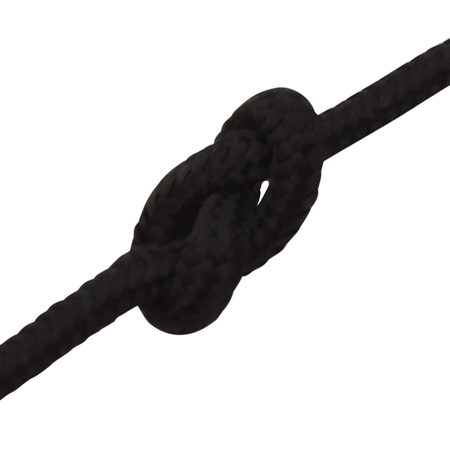 Multifunktionelt universaltov 5 mm 100 m Sort Polyester