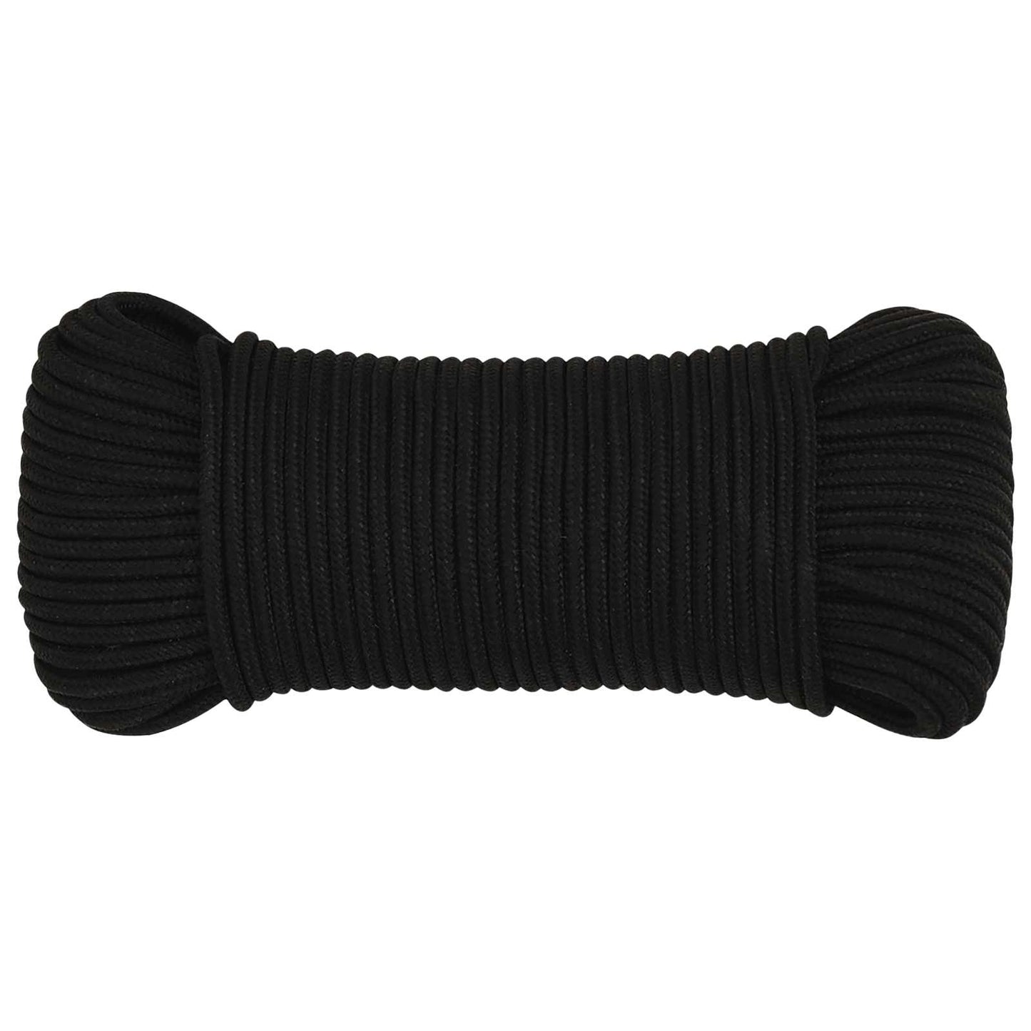 Multifunktionelt universaltov 5 mm 100 m Sort Polyester