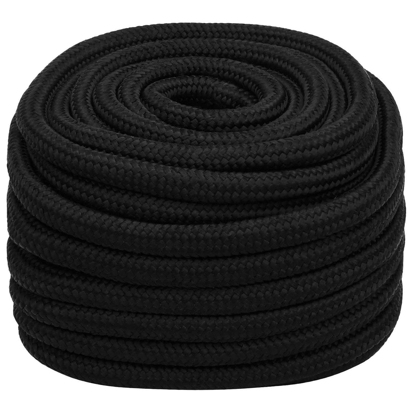 Multifunktionelt universaltov 20 mm 25 m Sort Polyester