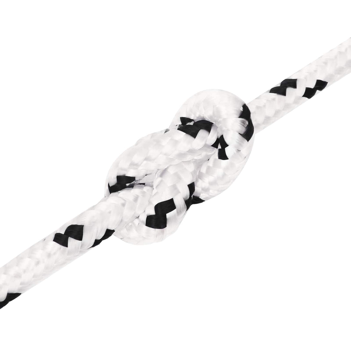 Multifunktionelt universaltov 10 mm 25 m Hvid Polyester
