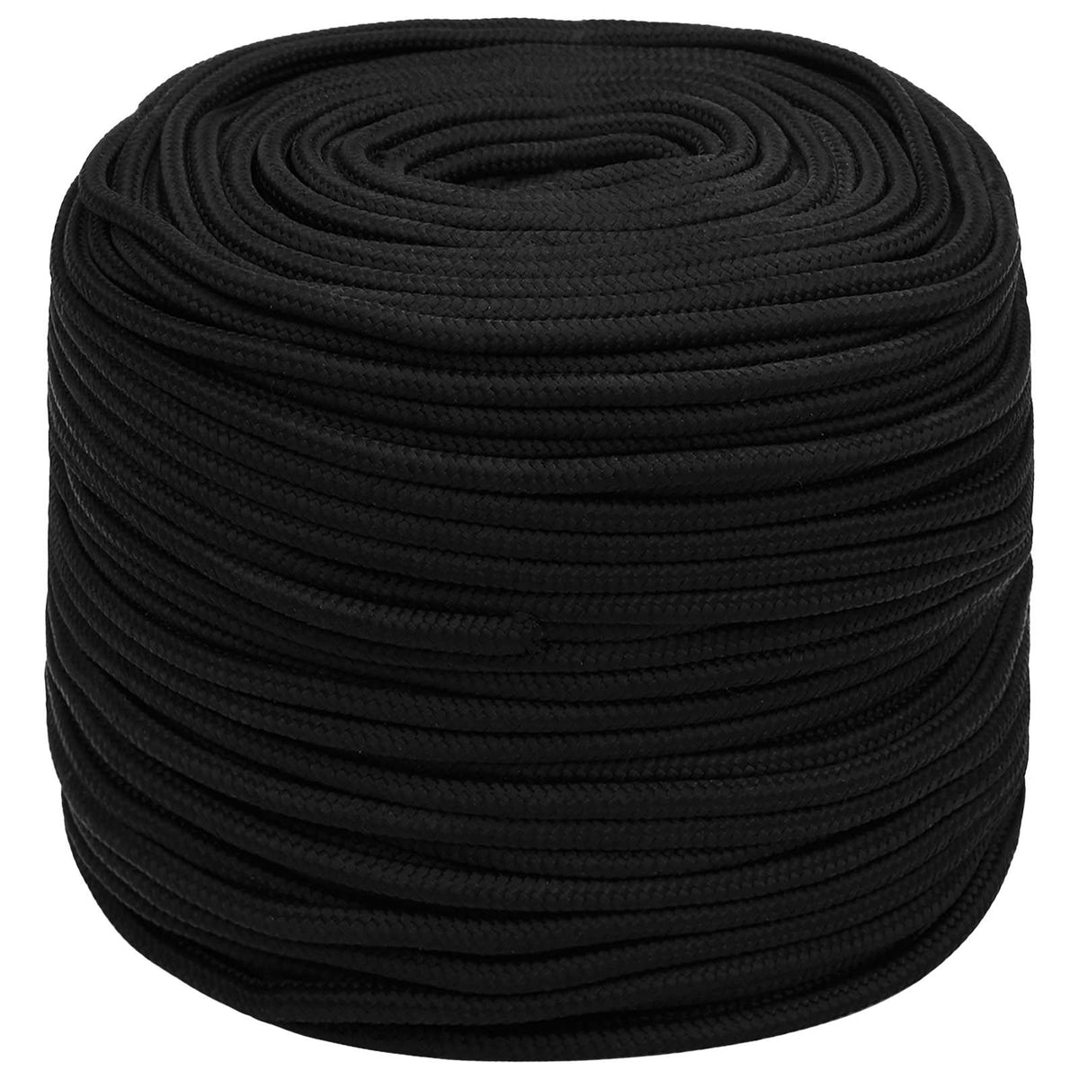 Multifunktionelt universaltov 10 mm 50 m Sort Polyester