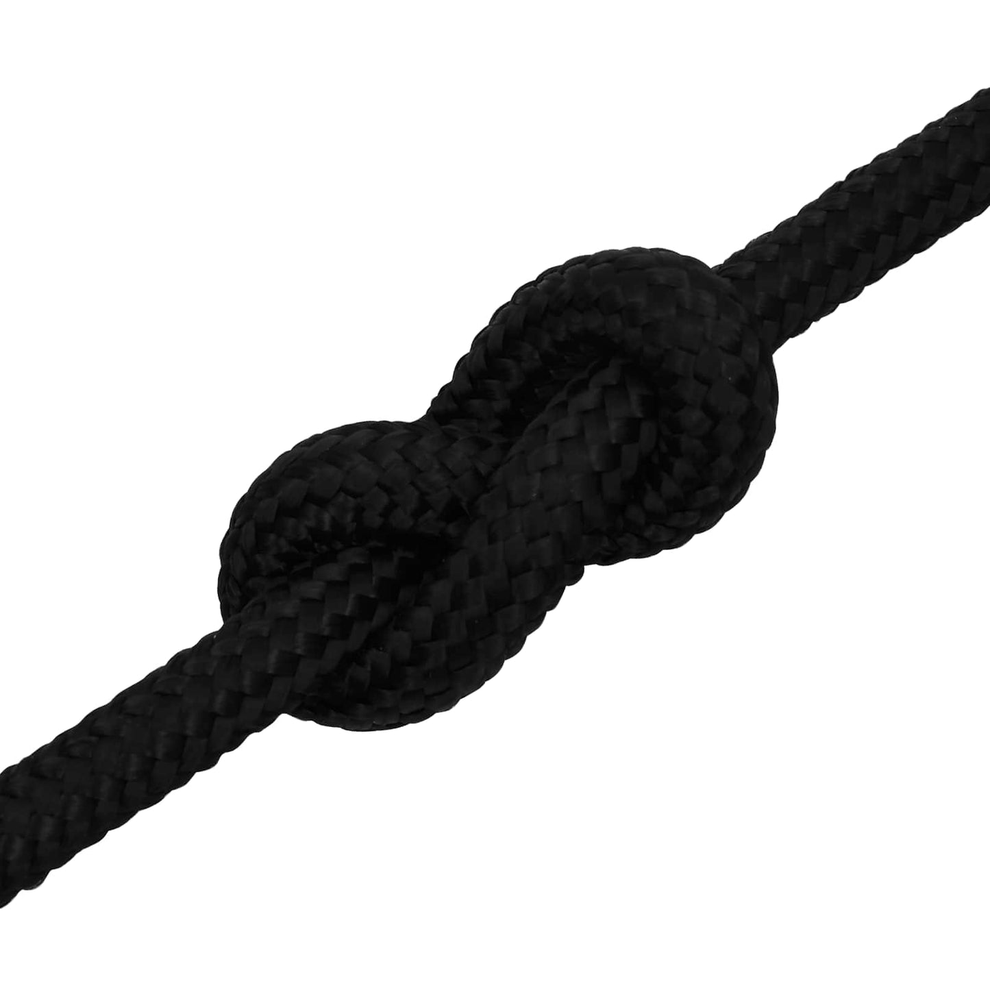 Multifunktionelt universaltov 16 mm 25 m Sort Polyester