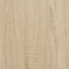 Bogreol 3 niveauer 40 x 29,5 x 115 cm Konstrueret træ Sonoma eg