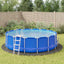 poolunderlag Ø500 cm polyester-geotekstil lysegrå