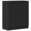 Sideboard 3 stk. Sort eg 180 x 30 x 70 cm Konstrueret træ