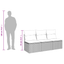 | Havemøbelsofa | med pude Brun 165 x 62 x 69 cm Poly rattan