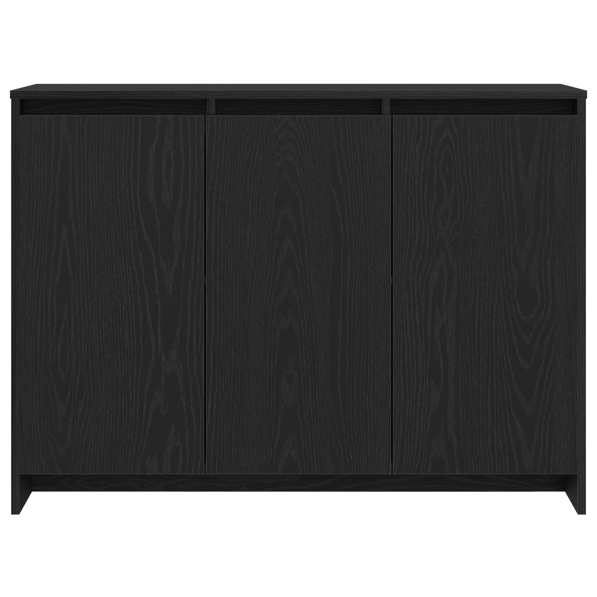 Sideboard Sort 102 x 29.5 x 75 cm Konstrueret træ
