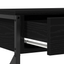 Konsol Bord Sort eg 100 x 28 x 75 cm Laminat træ og metal