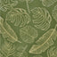 Udendørs Sofa Pude Polyester Bladdesign 60 x 60 cm Bladdesign